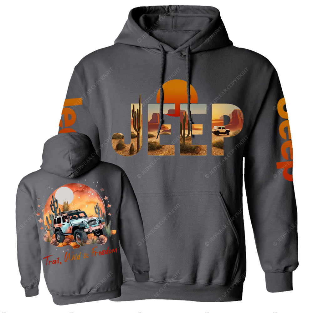 Trail Wild and Freedom Western World Jp Casual Hoodie