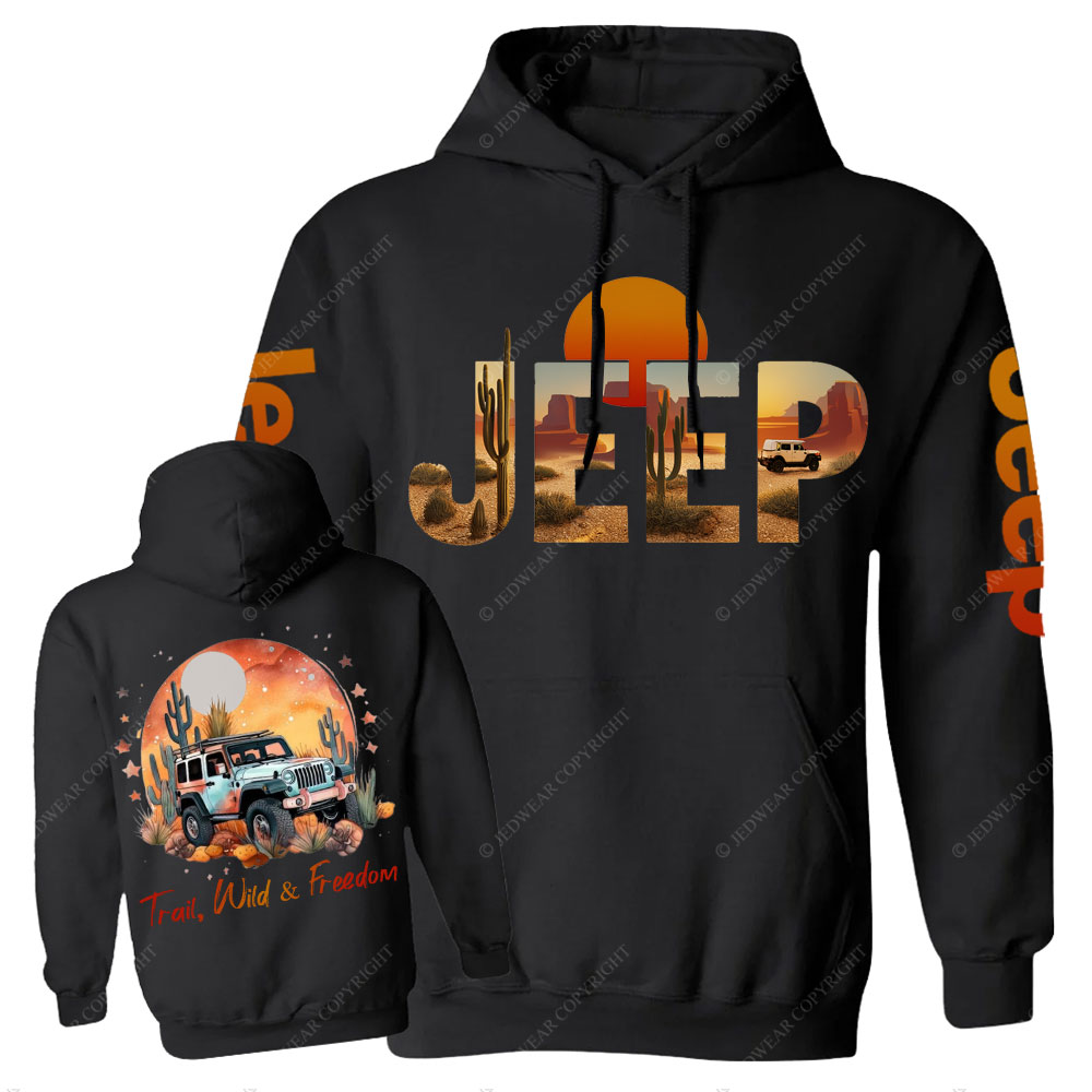 Trail Wild and Freedom Western World Jp Casual Hoodie