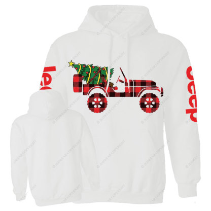 Christmas Tree Truck Jp Casual Hoodie
