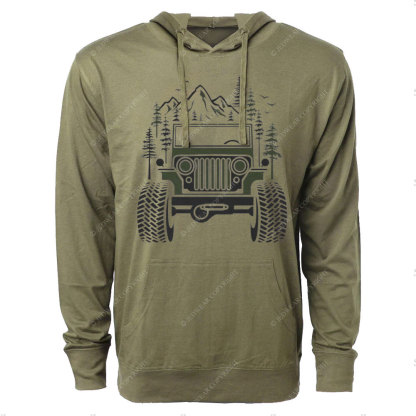 Jp Adventures in the Jungle and Mountains Oversized Lightweight Hoodie
