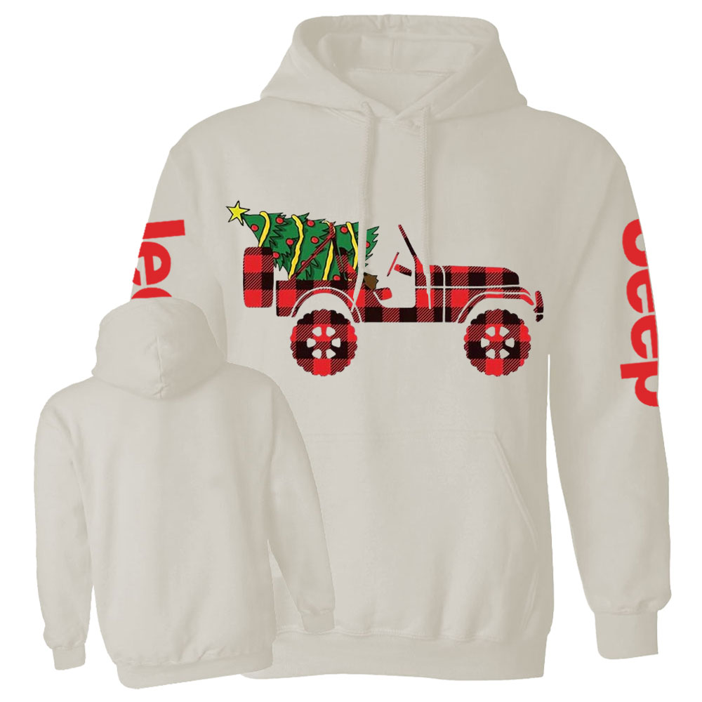 Christmas Tree Truck Jp Casual Hoodie