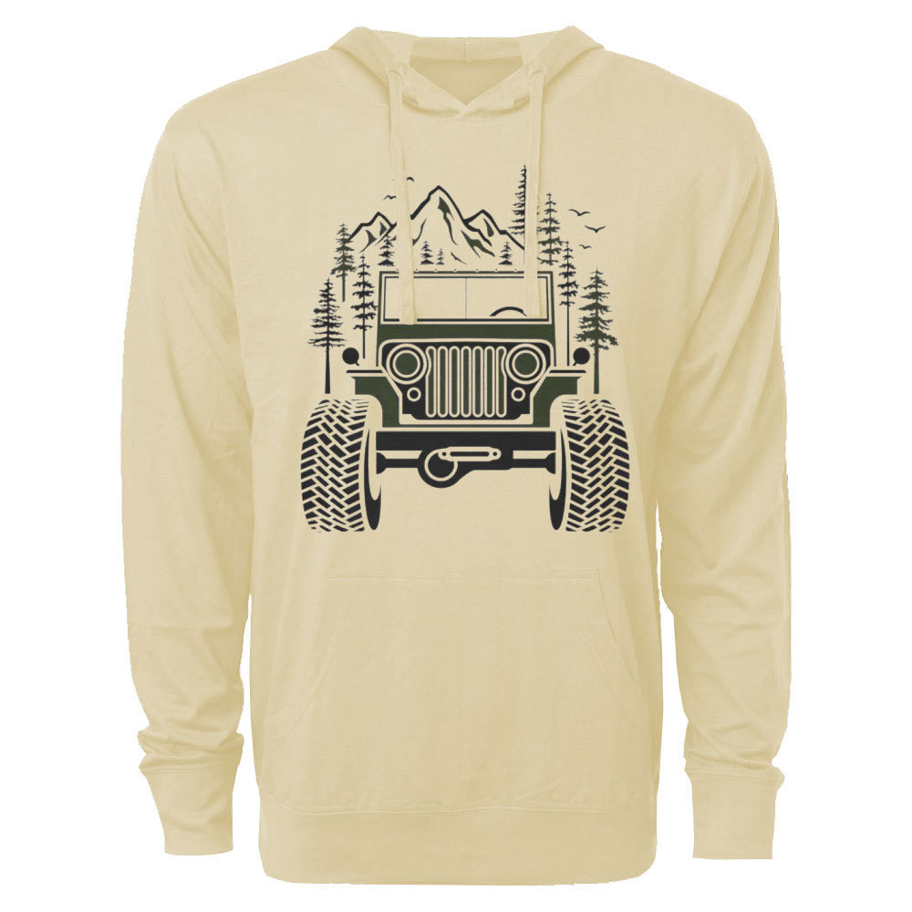 Jp Adventures in the Jungle and Mountains Oversized Lightweight Hoodie