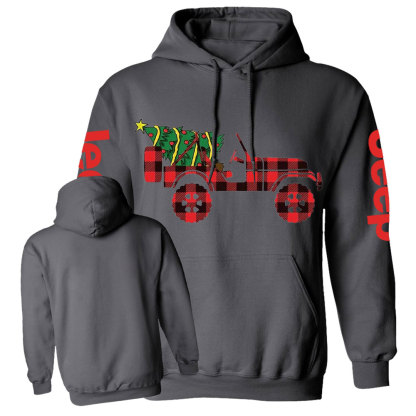 Christmas Tree Truck Jp Casual Hoodie