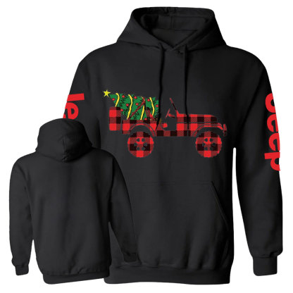 Christmas Tree Truck Jp Casual Hoodie