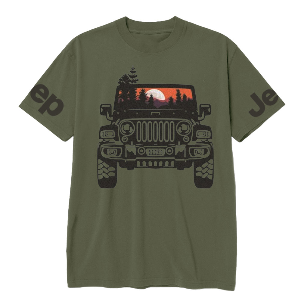 Mountain Sunset Jp Emblem T-shirt