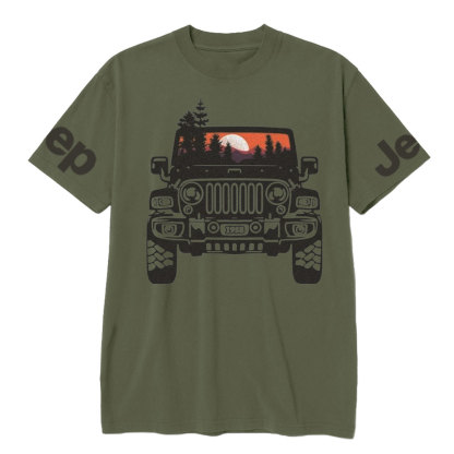 Mountain Sunset Jp Emblem T-shirt