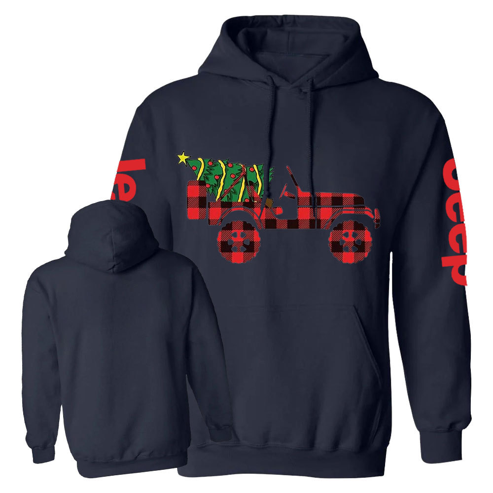 Christmas Tree Truck Jp Casual Hoodie