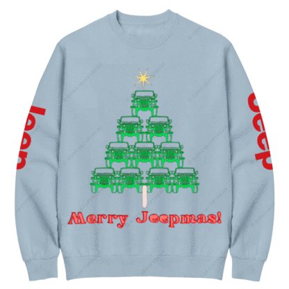Jp Christmas Tree Offroad Gift Crew Neck Sweatshirt