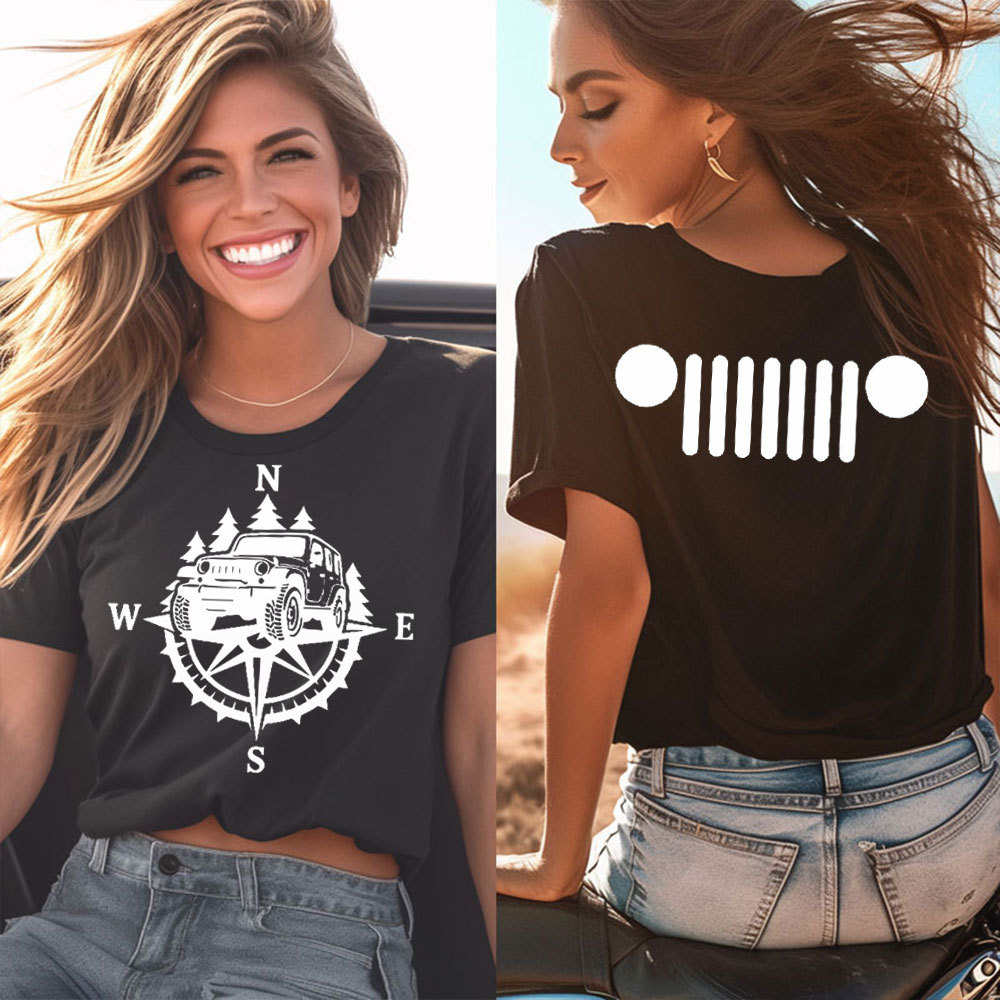 Off Road Forest Advanture Compass Jp Women T-Shirt