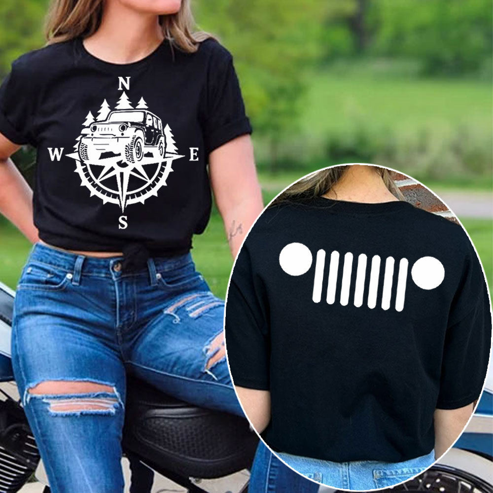 Off Road Forest Advanture Compass Jp Women T-Shirt
