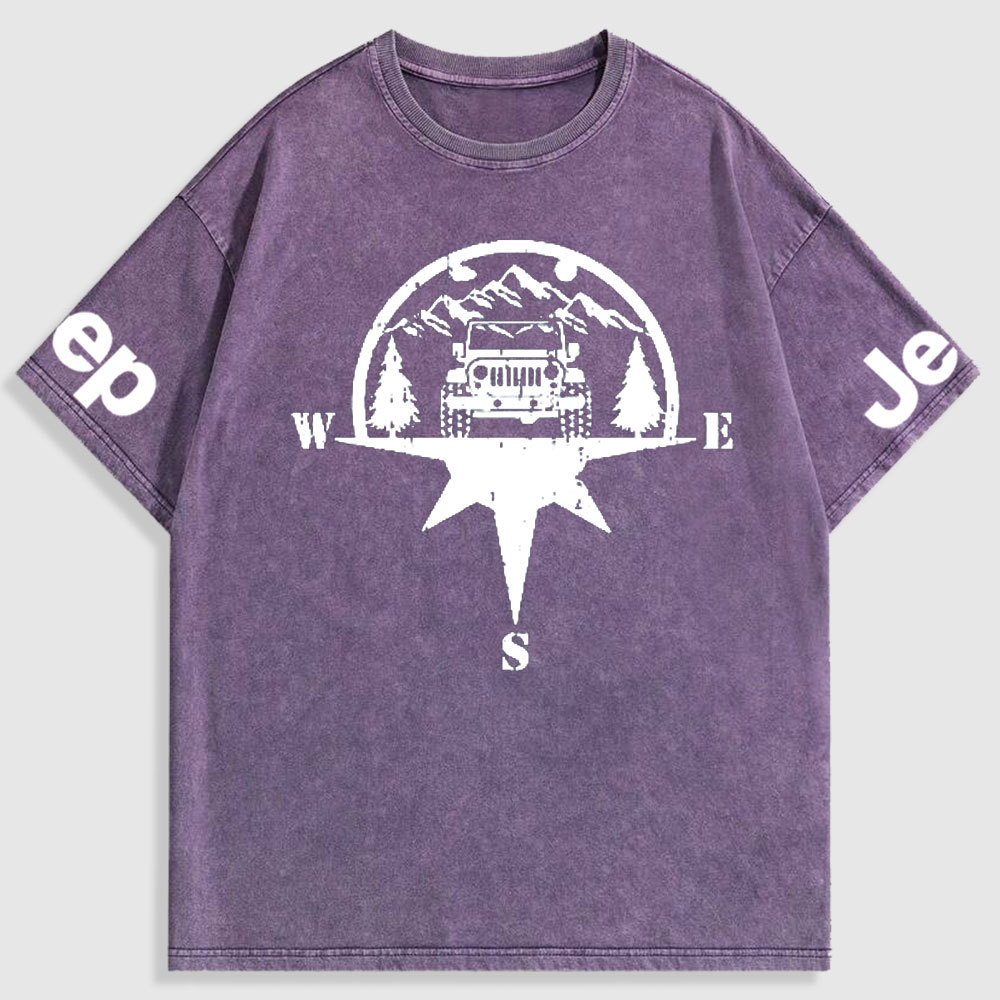 Jp Life Compass Washed T-Shirt