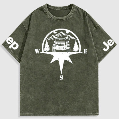 Jp Life Compass Washed T-Shirt
