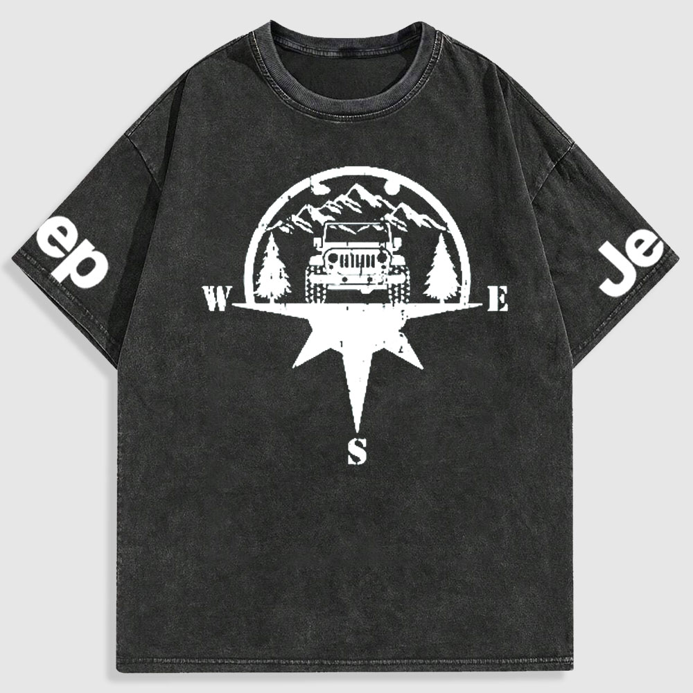 Jp Life Compass Washed T-Shirt