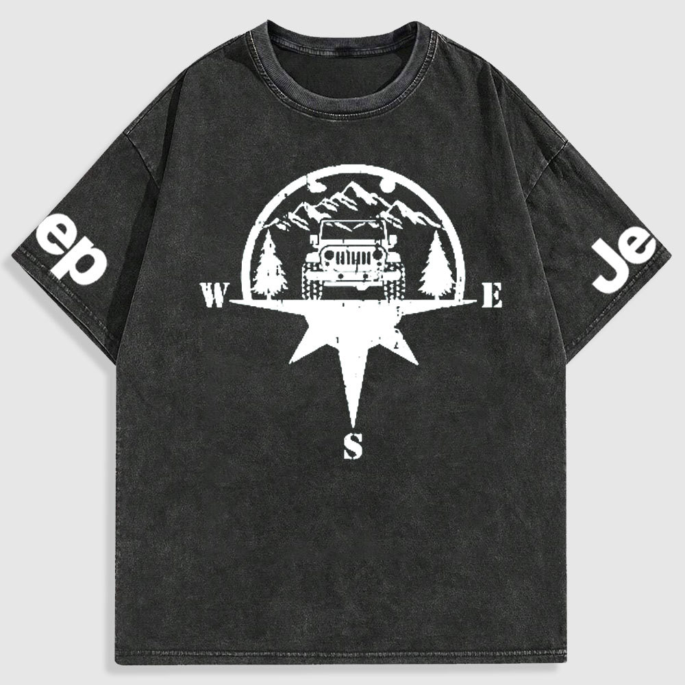 Jp Life Compass Washed T-Shirt