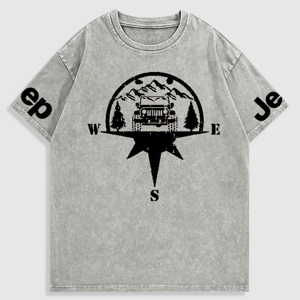 Jp Life Compass Washed T-Shirt