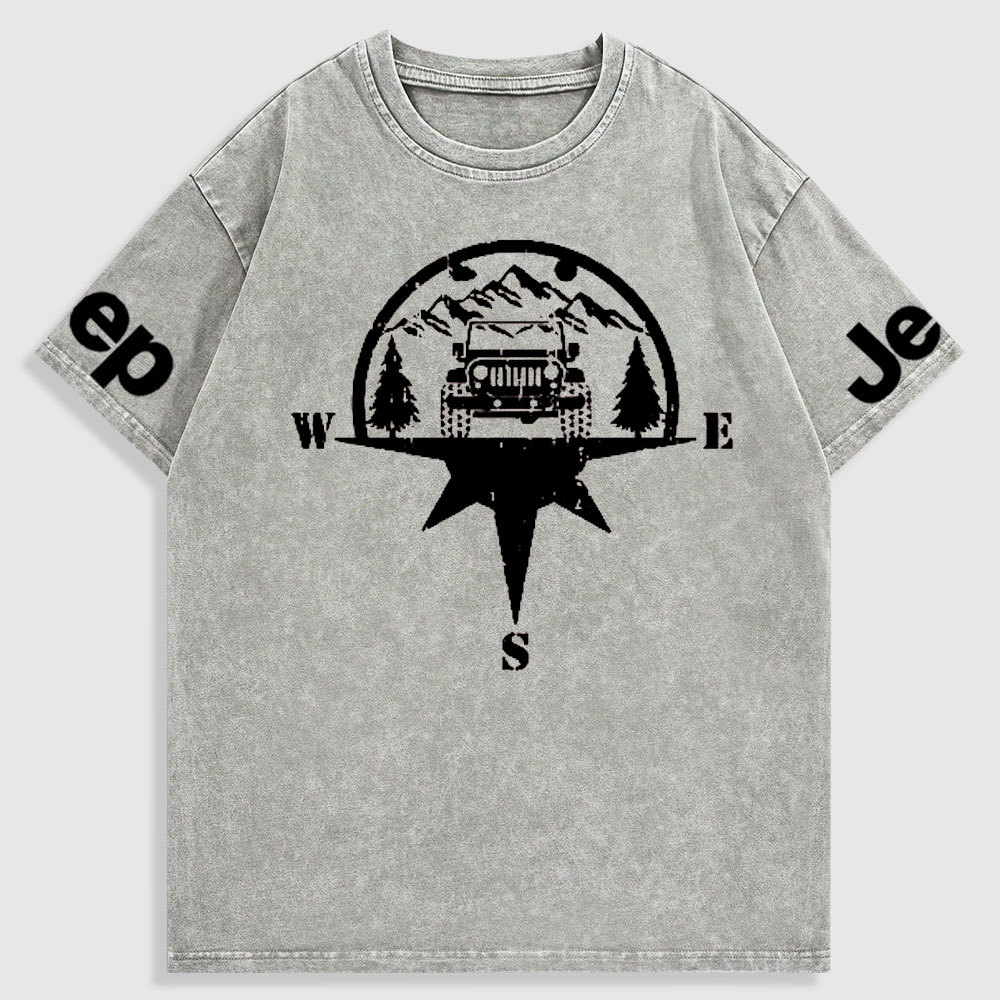 Jp Life Compass Washed T-Shirt