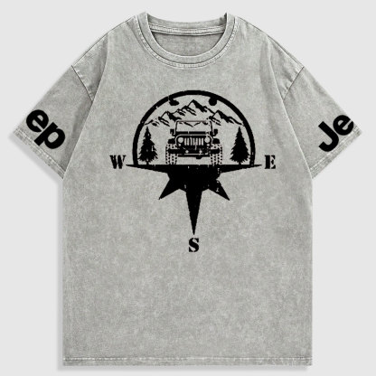 Jp Life Compass Washed T-Shirt