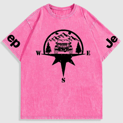 Jp Life Compass Washed T-Shirt