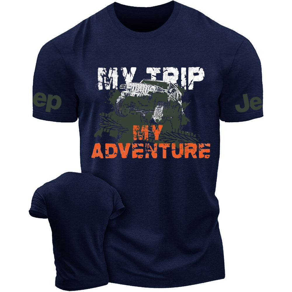 My Trip My Adventure Jeep 4x4 Offroad Jp T-Shirt