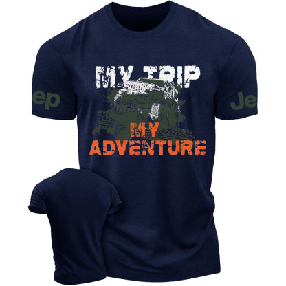 My Trip My Adventure Jeep 4x4 Offroad Jp T-Shirt