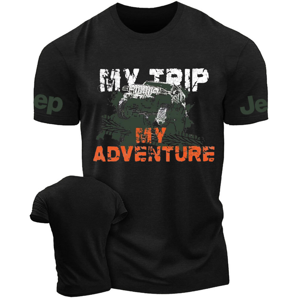 My Trip My Adventure Jeep 4x4 Offroad Jp T-Shirt