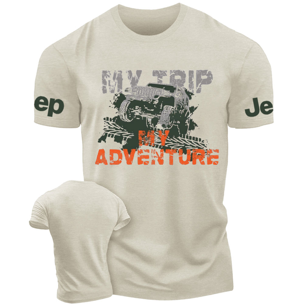 My Trip My Adventure Jeep 4x4 Offroad Jp T-Shirt