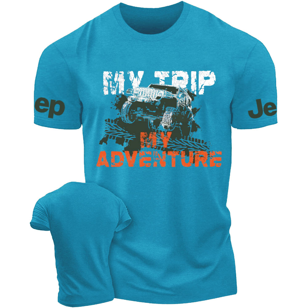 My Trip My Adventure Jeep 4x4 Offroad Jp T-Shirt