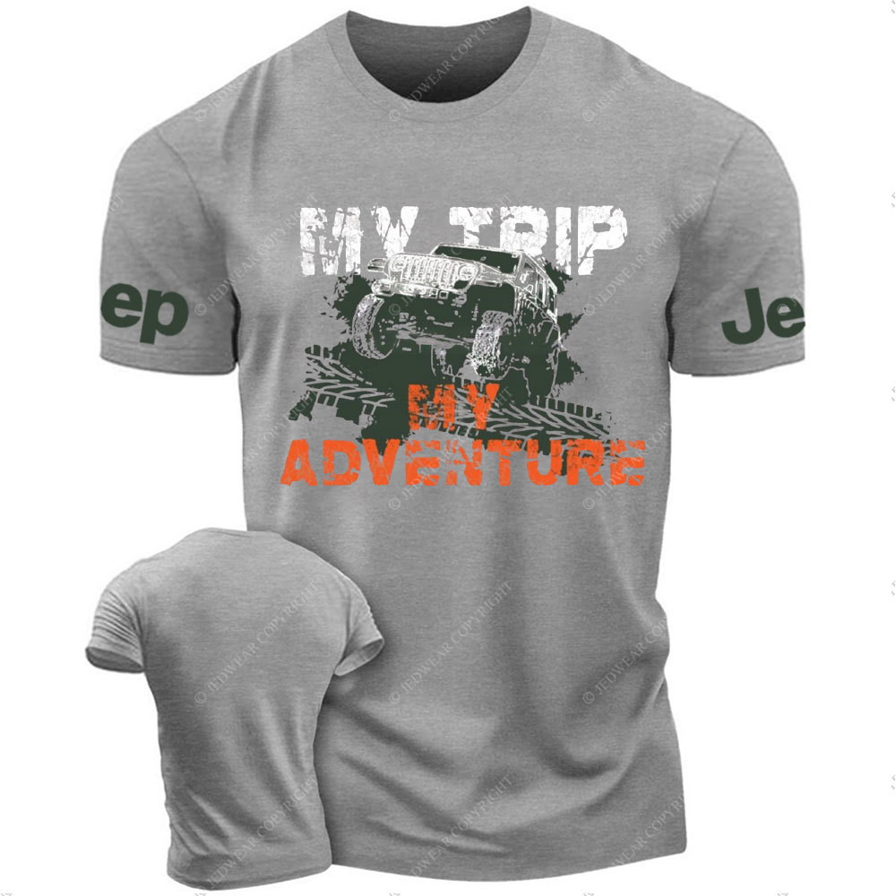 My Trip My Adventure Jeep 4x4 Offroad Jp T-Shirt