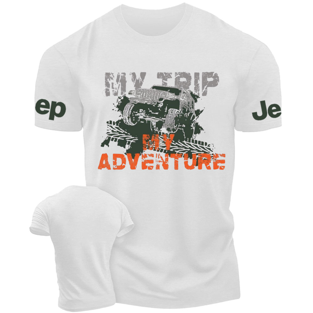My Trip My Adventure Jeep 4x4 Offroad Jp T-Shirt