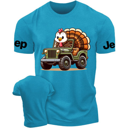 Cute Turkey Drive a Jp T-Shirt