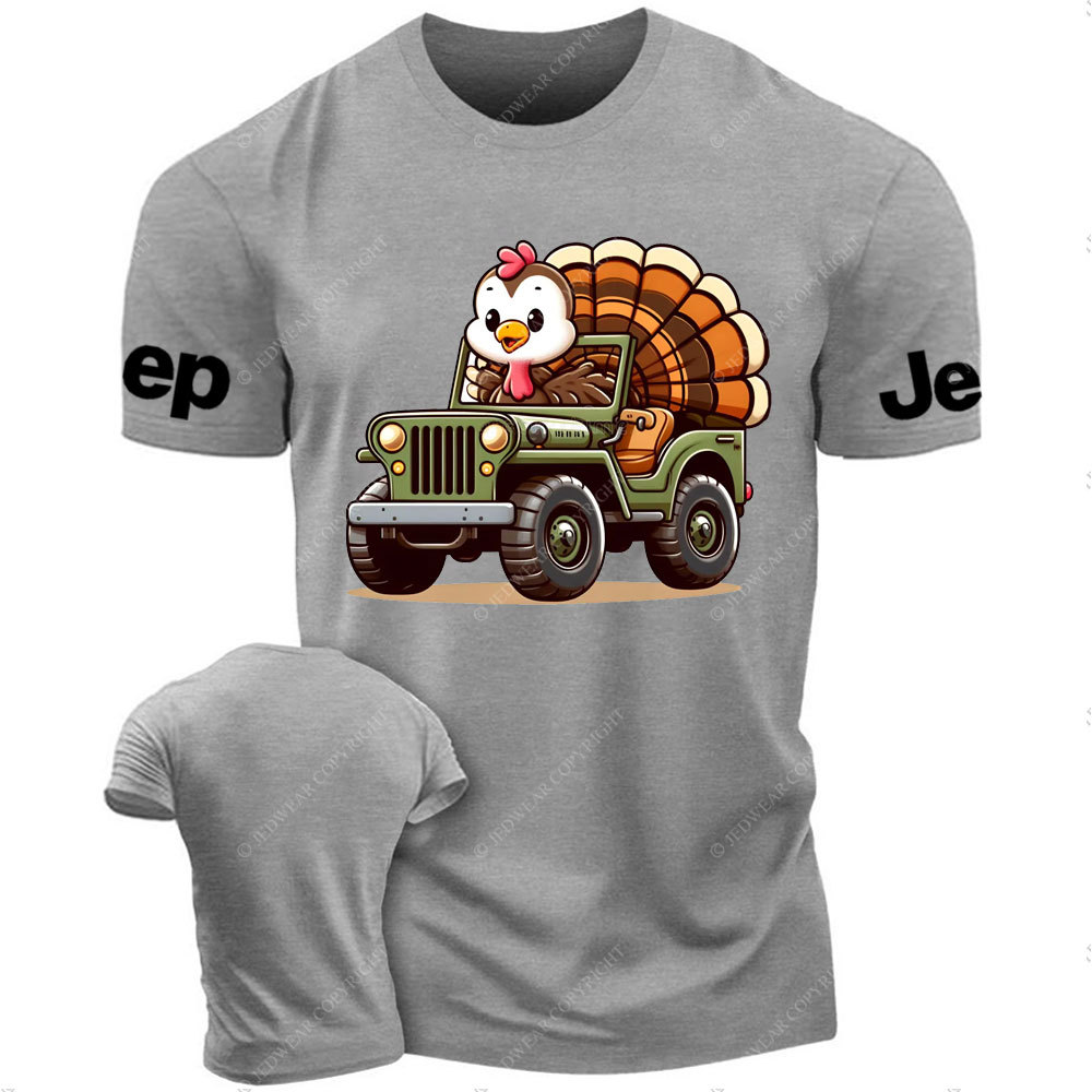 Cute Turkey Drive a Jp T-Shirt