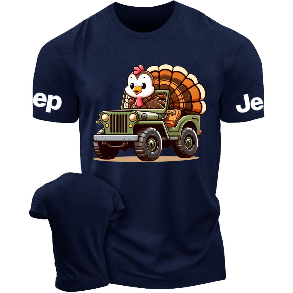 Cute Turkey Drive a Jp T-Shirt