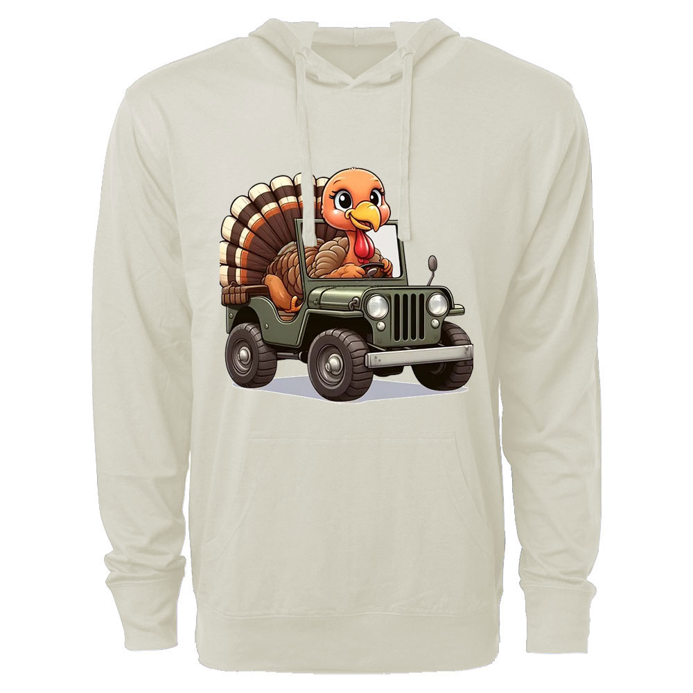 Turkey Drives a Jp Oversized Lightweight Hoodie