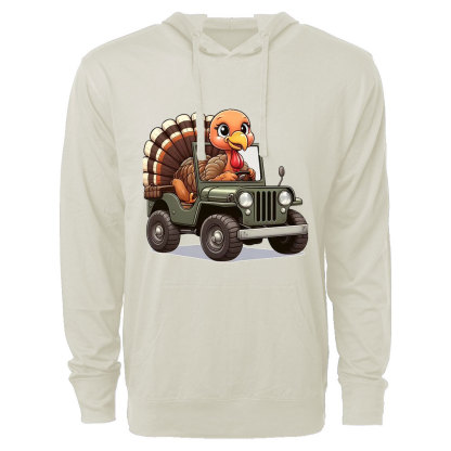 Turkey Drives a Jp Oversized Lightweight Hoodie