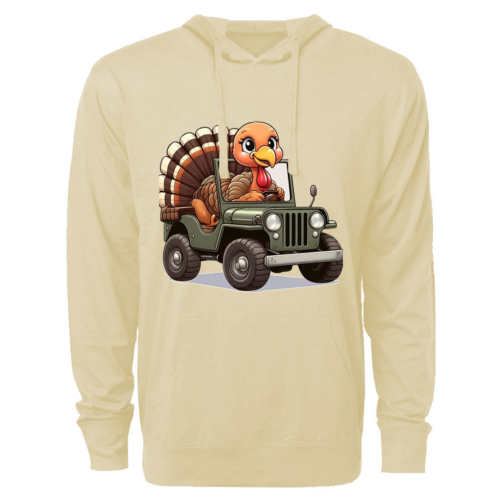 Turkey Drives a Jp Oversized Lightweight Hoodie