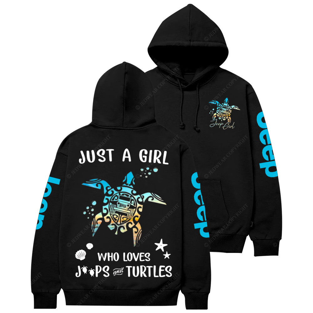 Turtle And Jp Girl Classic Casual Hoodie
