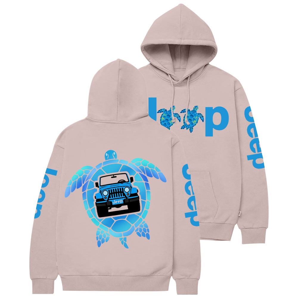 Blue Sea Turtle Jp Casual Hoodie