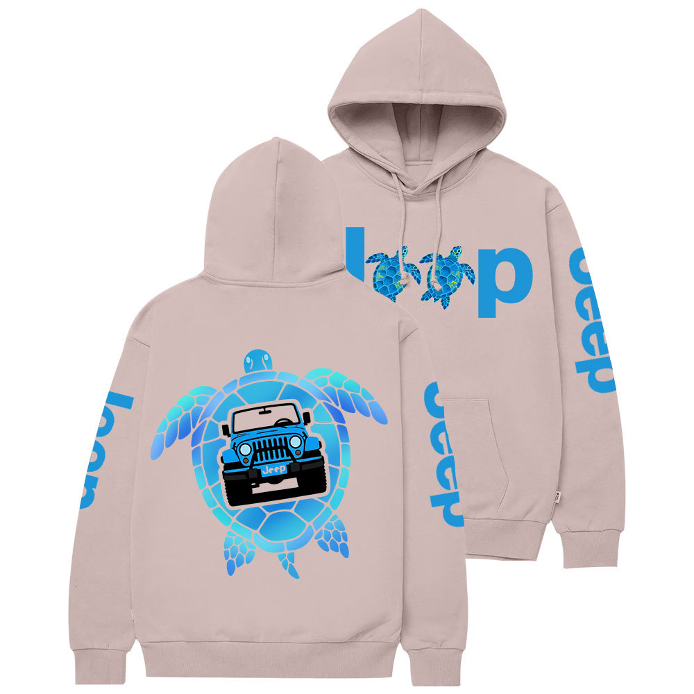 Blue Sea Turtle Jp Casual Hoodie