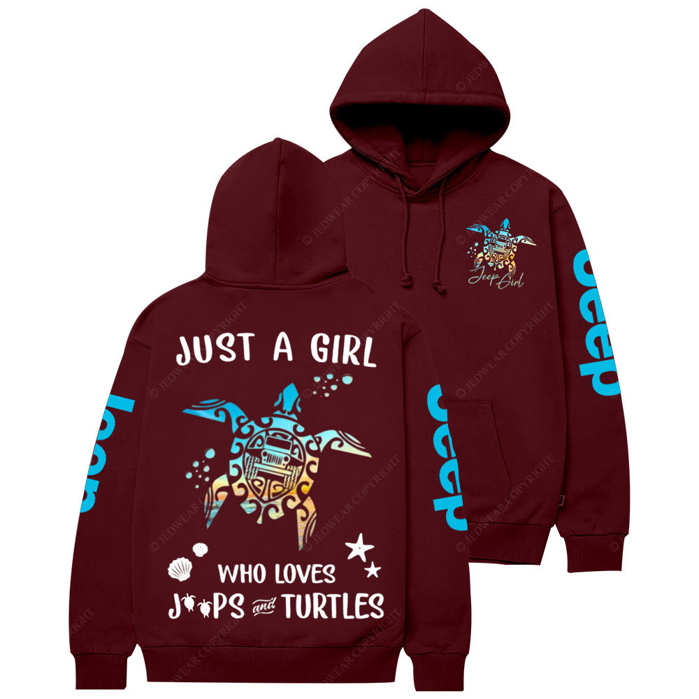 Turtle And Jp Girl Classic Casual Hoodie