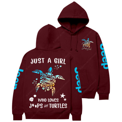 Turtle And Jp Girl Classic Casual Hoodie