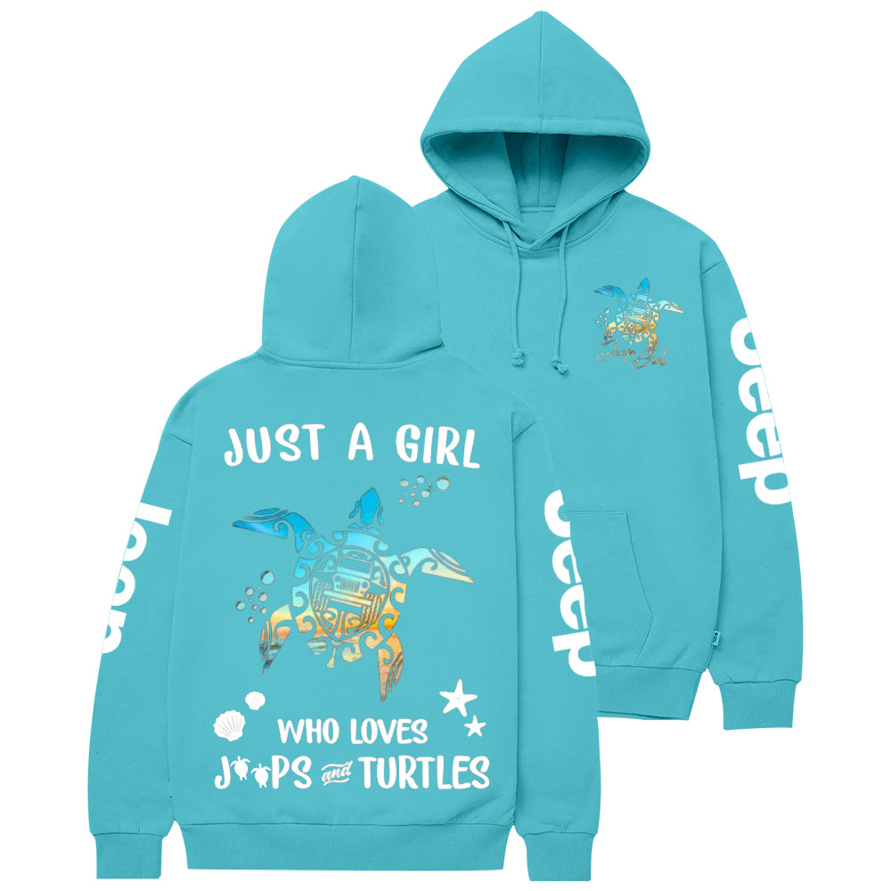 Turtle And Jp Girl Classic Casual Hoodie