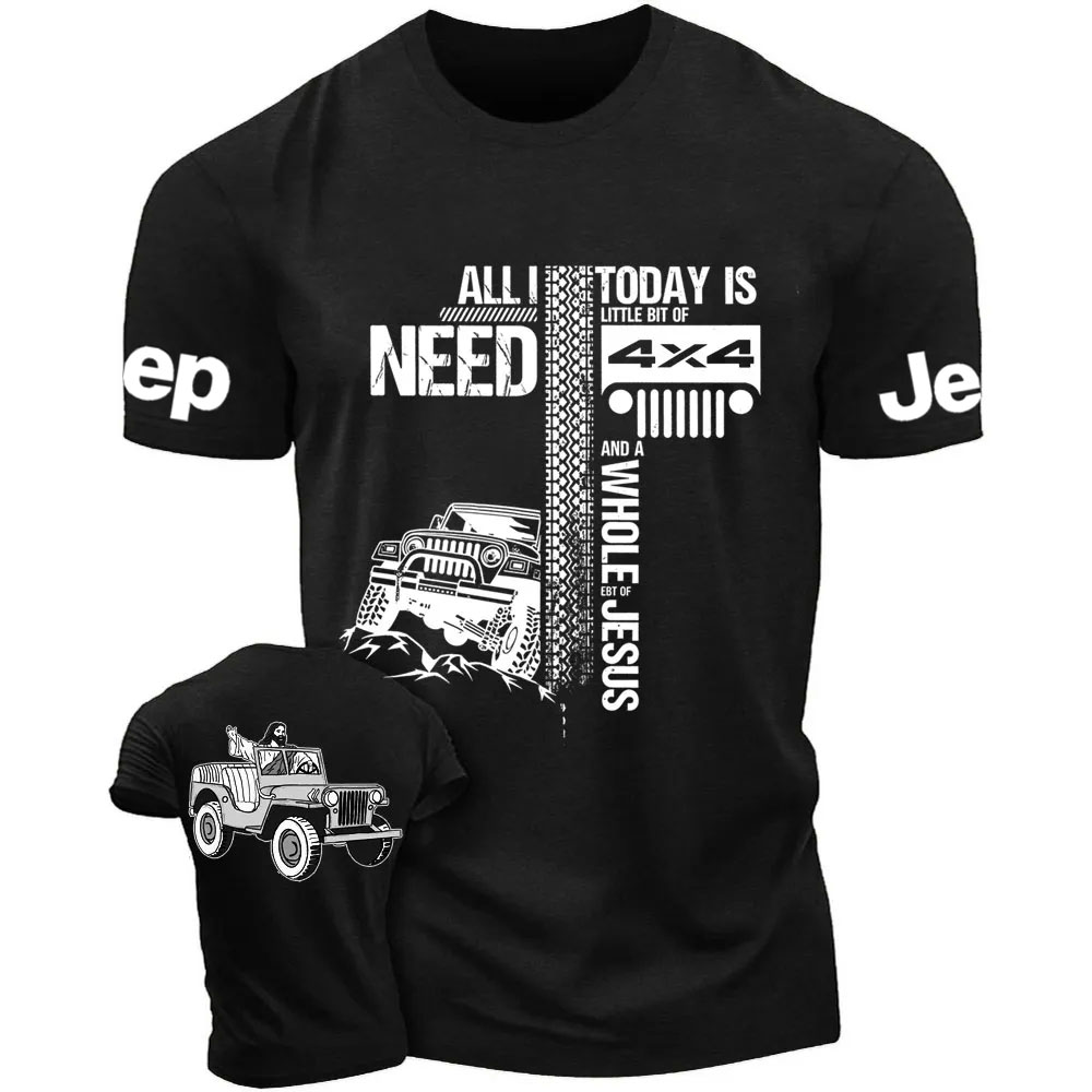 All I Need Today Is Jp And A Whole Jesus Drive Jp Double Printed T-Shirt