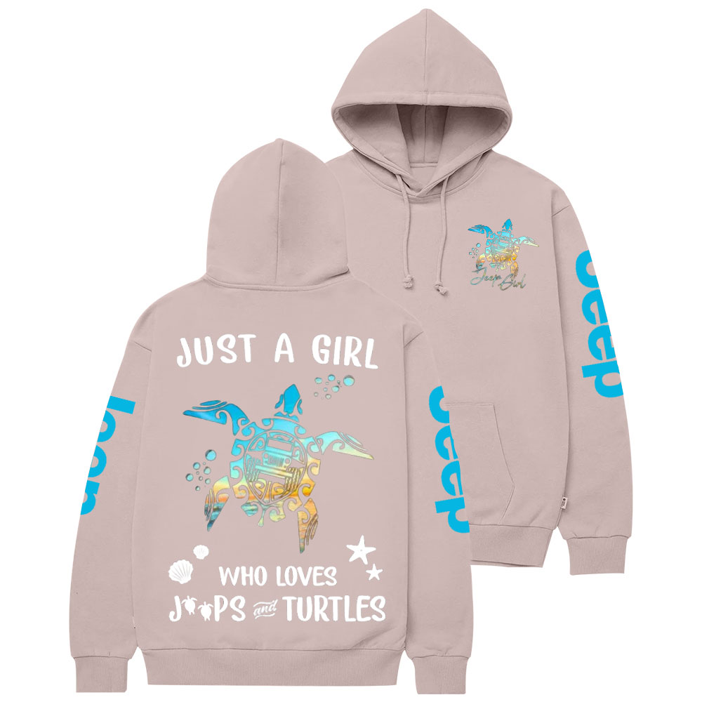 Turtle And Jp Girl Classic Casual Hoodie