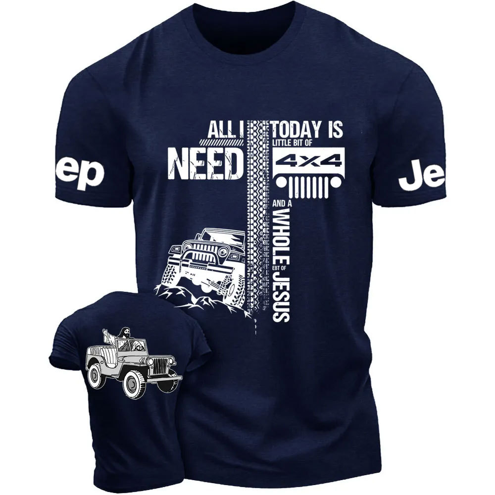 All I Need Today Is Jp And A Whole Jesus Drive Jp Double Printed T-Shirt