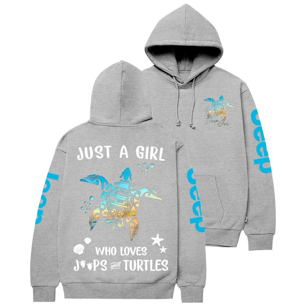 Turtle And Jp Girl Classic Casual Hoodie