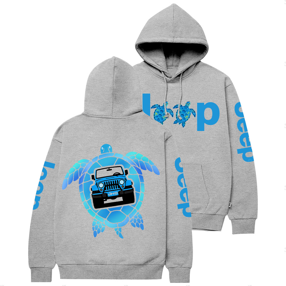 Blue Sea Turtle Jp Casual Hoodie