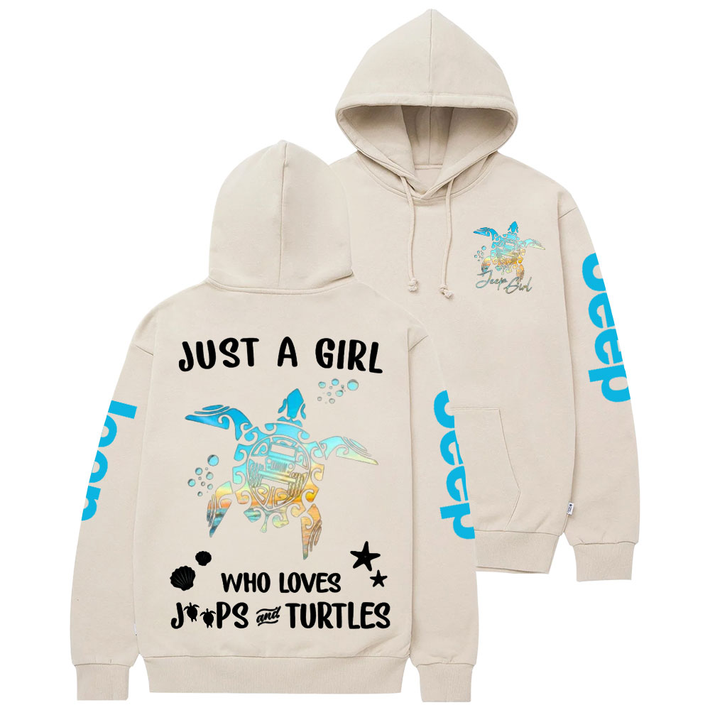 Turtle And Jp Girl Classic Casual Hoodie