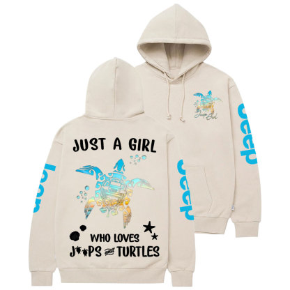 Turtle And Jp Girl Classic Casual Hoodie