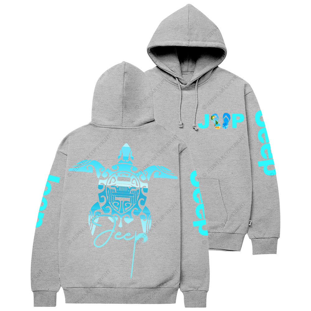 Sea Turtle Jp Print Double Printed Women Casual Hoodie