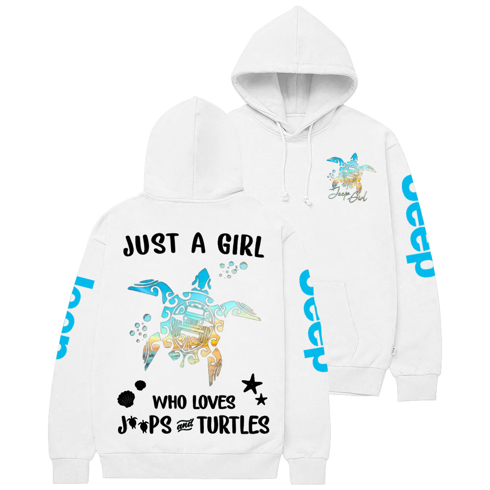 Turtle And Jp Girl Classic Casual Hoodie